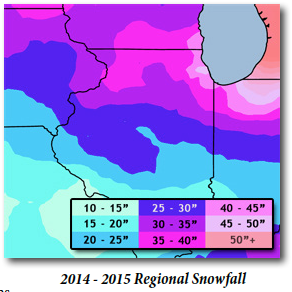 2014 Winter Regional Snowfall